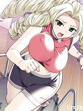 Brunette anime Yakin slammed by a horny stud