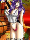 Bosomy anime vixen getting divine breasts cumshoted