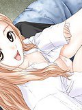Kinky anime housekeeper gets ass fingered