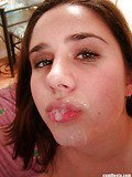 Super sexy young babe gets fucked hard and facialized here