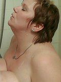 Fat cock fucks a BBW in shower
