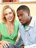 Hardcore interracial action between a MILF and her stepson
