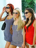 3 super hot fucking mini skirt lesbians finger fuck and suck eachother after a day shopping hot teen fucking 3some pics