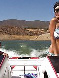 Hot ass bikini babe alia gets her mega knockers rocked and her juice box banged hard after a fast ride on the boat in these hot pics and big hd video